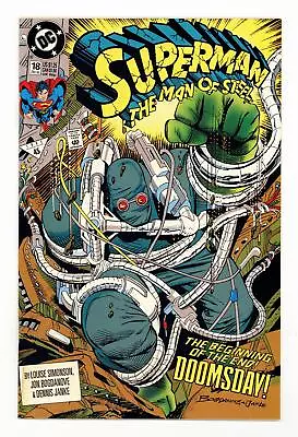 Buy Superman The Man Of Steel #18D FN/VF 7.0 1992 1st Full App. Doomsday • 11.06£