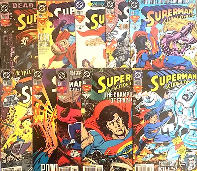 Buy Action Comics # 695-698, 700-704. 10 Issue High Grade 1994 Lot.  Superman. • 25.99£
