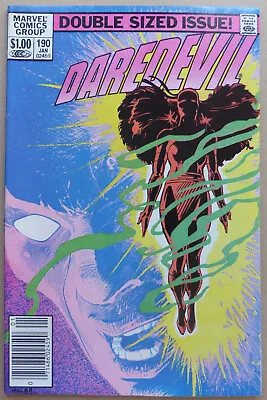 Buy Daredevil #190, Great Frank Miller Artwork, High Grade Vf/nm. • 10.95£