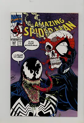 Buy Amazing Spider-Man 347 VF- Classic Erik Larson Macbeth Cover 1991 • 11.82£