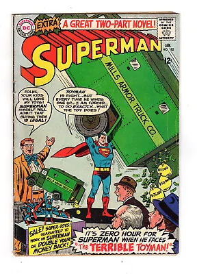 Buy SUPERMAN #182 (Curt Swan) 1966 1st Silver Age Toyman VG- / VG  Condition • 7.99£