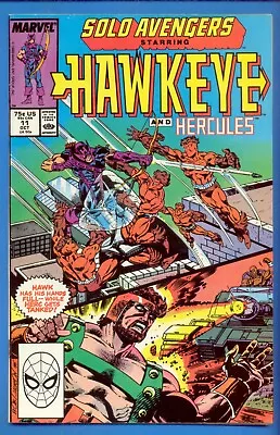 Buy Solo Avengers Starring Hawkeye.number 11.october 1988.marvel Comics • 2.50£