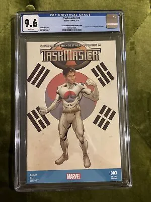 Buy “Taskmaster” #3 CGC 9.6 (2021 Marvel) 2nd Print Wonderworld Variant 1st Taegukgi • 119.17£