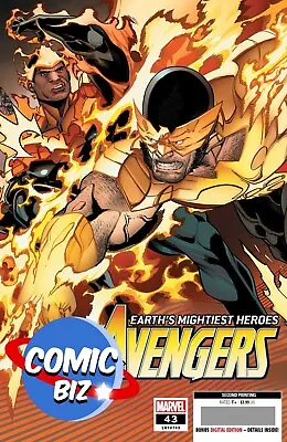 Buy Avengers #43 (2021) 2nd Printing Garron Variant Cover Marvel Comics • 3.65£