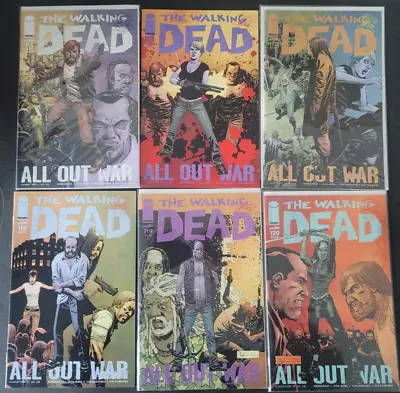 Buy The Walking Dead #115-126 Full All Our War! Image Comics Bonus! Set Of 19 Issues • 31.62£