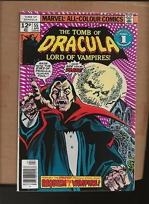 Buy Tomb Of Dracula #55  Uk 12 Pence Price Variant • 13.51£