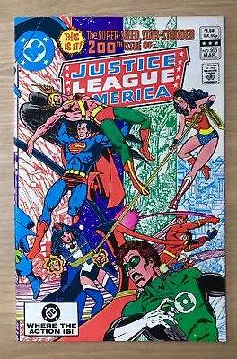 Buy Justice League Of America #200 DC Comics Bronze Age Anniversary Issue Vf • 7.92£