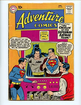 Buy Adventure Comics 275 Key Book Bruce Wayne Meets Clark  • 44.48£