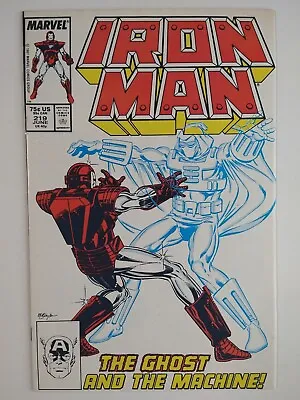 Buy Marvel Comics Iron Man #219 1st Appearance Ghost; David Michelinie VF+ 8.5 • 18.18£