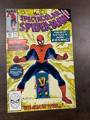 Buy Spectacular  Spider Man #158  Marvel Comics (1988) Vf- • 3.99£