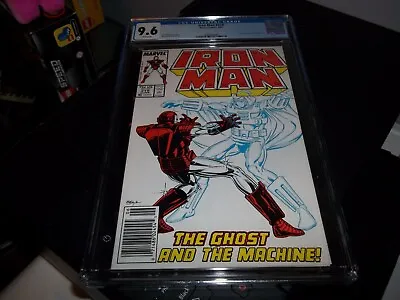Buy IRON MAN #219 CGC 9.6 NM  1st App Ghost!! 1987 RARE Newsstand Thunderbolts MCU! • 241.24£