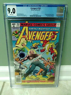 Buy Avengers #183 CGC 9.0  Carol Danvers Joins The Avengers  🇺🇸  Marvel Comics  • 55.97£