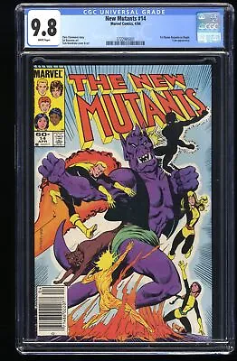Buy New Mutants #14 CGC NM/M 9.8 Super Rare! Newsstand Variant Marvel 1984 • 472.30£