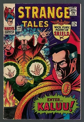 Buy Marvel Comics Strange Tales 148  FN- 5.5 Dr Strange Fantastic Four 1966 Kaluu  • 34.99£