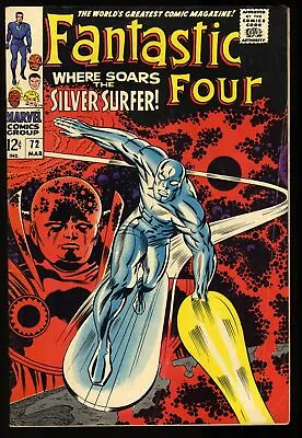 Buy Fantastic Four #72 FN- 5.5 Silver Surfer Watcher Stan Lee Jack Kirby! Marvel • 70.34£