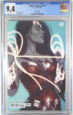 Buy Wonder Woman #752 (frison Variant) Comic Book ~ Cgc Graded 9.4 Nm • 86.34£