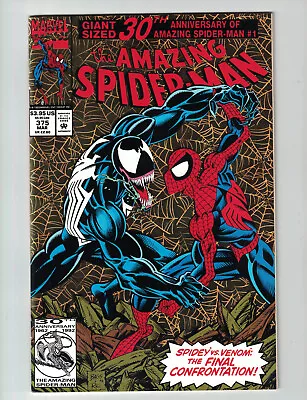 Buy The Amazing Spider-Man #375 Venom  1993 Marvel Gold Foil 30th Anniversity VF • 12.60£