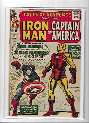 Buy Tales Of Suspense # 59 Fine [1964] Captain America Introduced • 135£