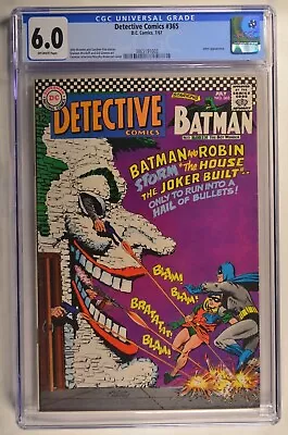 Buy Detective Comics # 365 CGC 6.0 OW 7/67  The House The Joker Built • 120.09£