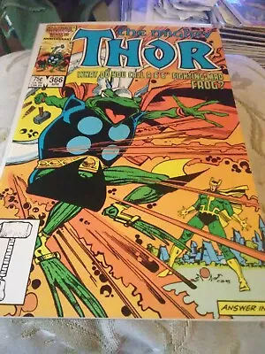 Buy The Mighty Thor #366A, Full Frog Thor Cover, 1985 • 19.82£