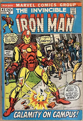 Buy The Invincible Iron Man #45 March 1972 Guardsman & Night Phantom Appearance • 24.99£