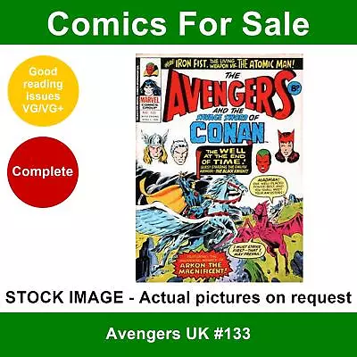 Buy Avengers UK #133 Comic - VG/VG+ 03 April 1976 - Marvel UK • 3.99£