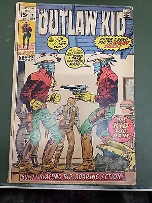 Buy Marvel Comics - The Outlaw Kid - No 2 - Oct  1970 • 8.04£