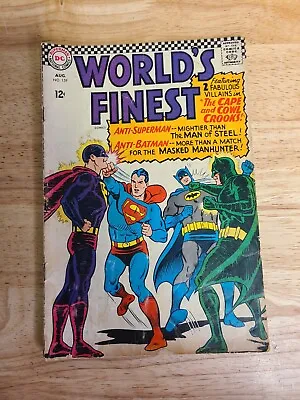 Buy WORLD'S FINEST #159, 1966, DC Comics,  The Cape And Cowl Crooks!  Good Condition • 3.20£