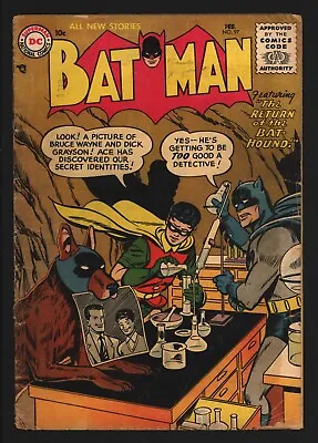 Buy * BATMAN #97 (1956) 2nd ACE The Bat-Hound! Joker App Good+ 2.5 * • 276.67£