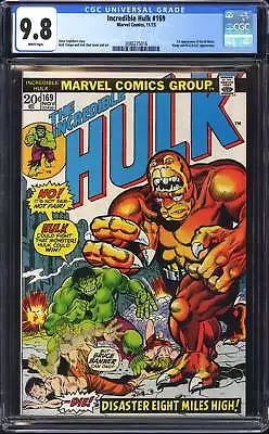 Buy Incredible Hulk 169 CGC 9.8 • 6,117.15£