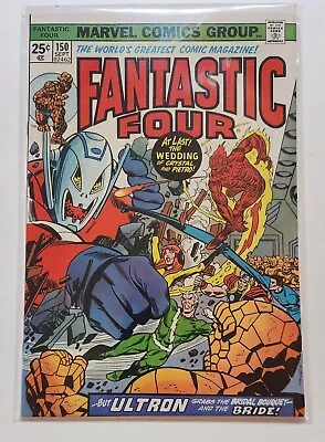 Buy Fantastic Four #150 Bronze -marriage Of Crystal & Quicksilver- Mid To High Grade • 47.97£