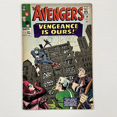 Buy Avengers #20 1965 VG Pence Copy **Multiple Stamps & Pen On Cover** • 36£
