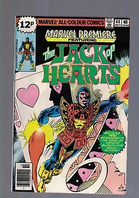 Buy MARVEL COMICS MARVEL PREMIER FEAT The Jack Of Hearts No. 44 October 1978 12p • 2.99£