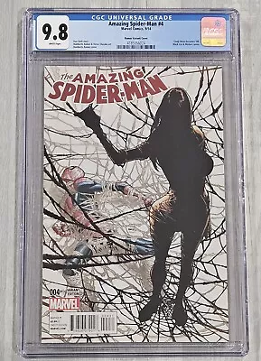 Buy Amazing Spider-man #4 (2014) Ramos 1:10 Variant - 1st Appearance Silk - CGC 9.8 • 259.03£
