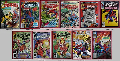 Buy Marvel - Spider-Man Annuals 10, 11, 12, 13, 15, 17 To 20, 24, 27 - 11 Books • 31.97£