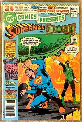 Buy DC Comics Presents 26 Fine (est 6.0-6.5) 1980 1st App New Teen Titans • 12.50£