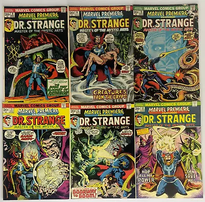 Buy Marvel Premiere #8-13 Complete Run Doctor Strange 1973 Lot Of 6 NM- • 160.49£