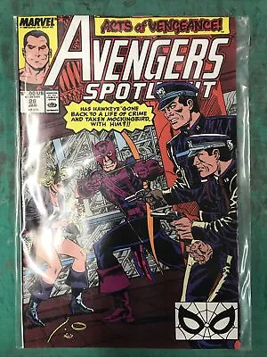 Buy Avengers Spotlight #28 (Acts Of Vengeance!) - MARVEL - Jan 1990 • 5.75£