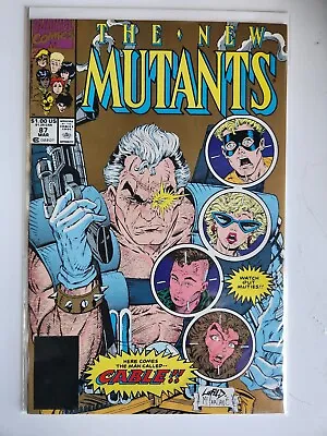 Buy The New Mutants #87 (VF+) First Appearance CABLE & STRYFE, 2nd Print • 7.92£