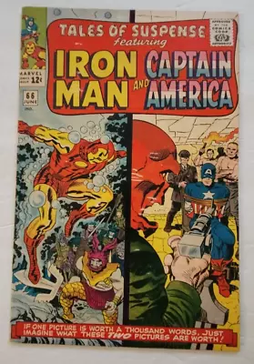 Buy Tales Off Suspense #66 Red Skull Origin Marvel Comics June 1965 • 80.43£