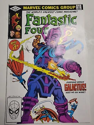 Buy FANTASTIC FOUR #243:  Shall Earth Endure?  Marvel 1982 GALACTUS VF+ • 33.18£