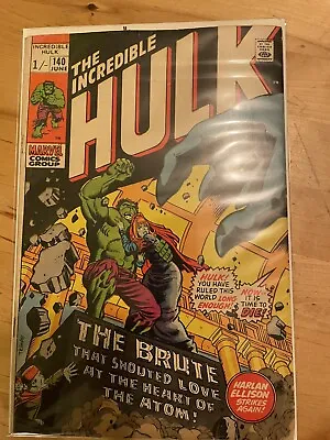 Buy Incredible Hulk #140 Marvel 1971 Bronze Age Herb Trimpe *1st App Jarella 5.5-6.5 • 17.75£