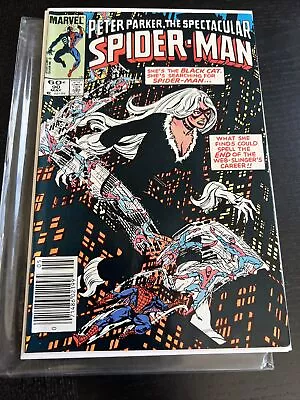 Buy Peter Parker The Spectacular Spider-Man #90 Black Suit NEWSSTAND Comic NM+ • 67.96£