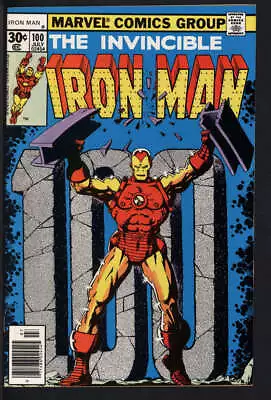 Buy Iron Man #100 7.5 // Jim Starlin Cover Marvel Comics 1977 • 39.53£
