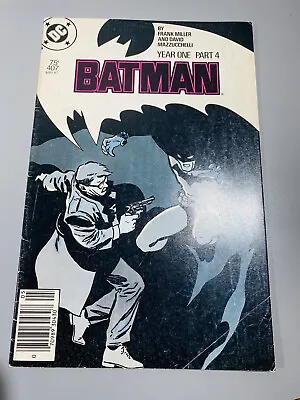 Buy Batman #407 Year 1 Part 4 Frank Miller DC 1987 1st Print NEWSSTAND • 5.92£