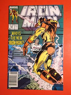 Buy IRON MAN # 231 - F/VF 7.0 - 1988 NEWSSTAND - 1st APPEARANCE NEW ARMOR • 3.92£