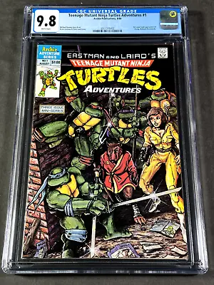 Buy Teenage Mutant Ninja Turtles Adventures #1 CGC 9.8 1988 3911315002 • 343.79£