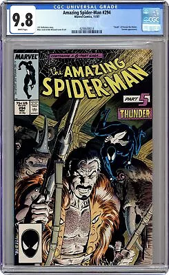 Buy Amazing Spider-Man #294D CGC 9.8 1987 4298608014 • 231.86£