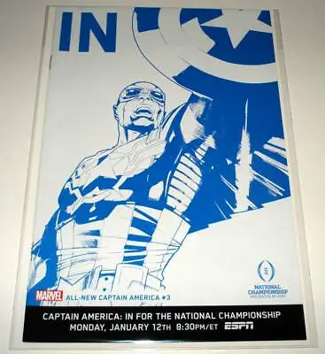 Buy ALL-NEW CAPTAIN AMERICA # 3 Marvel Comic 2015 NM 1:10 ESPN VARIANT COVER EDITION • 4.50£