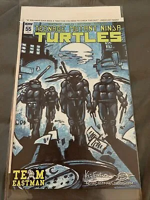 Buy TMNT RE 55 Teenage Mutant Ninja Turtles Team Kevin Eastman Rare!!! • 15.88£